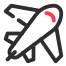 icon of an airplane